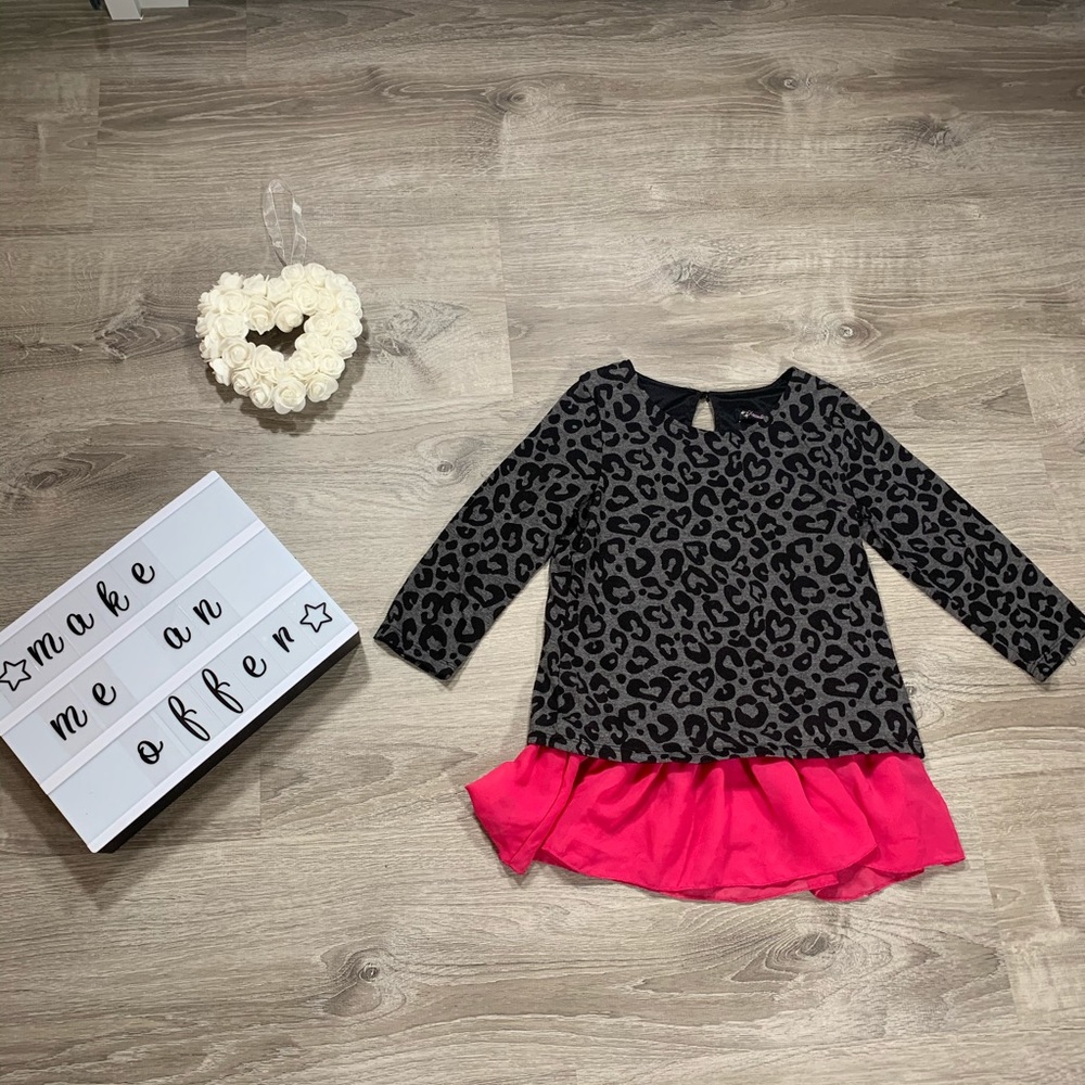 Xtraordinary girls cheetah print shirt